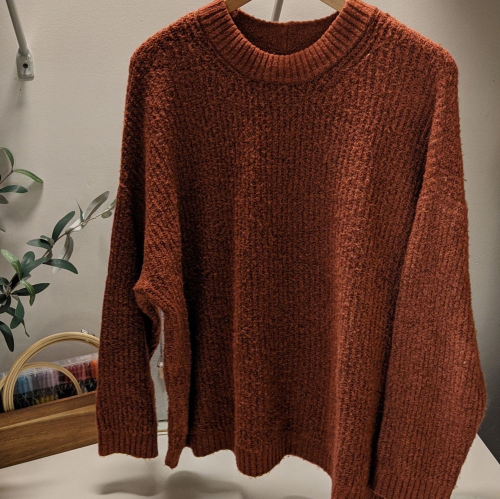 Orange sweater